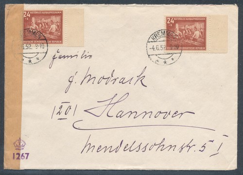 Ddr fernbrief mit - fernbrief, me.f