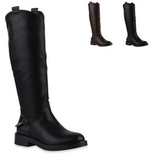 Damen Reiterstiefel Stiefel