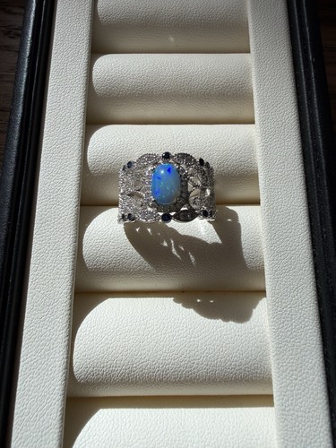 Opal ring s925 silber 56 - ring,