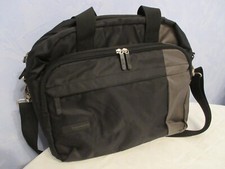 Bordtasche Laptoptasche Kabinentasche ,schwarz mit silbergrau, Travelite