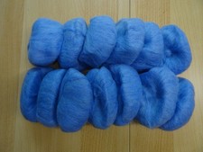 Strickgarn Wolle Strickwolle Effektgarn Flauschgarn hellblau