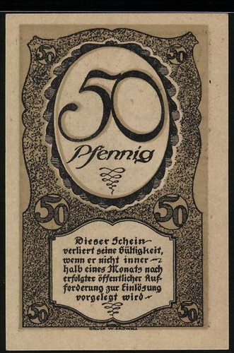 Notgeld dortmund hörde - notgeld, 1919