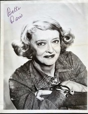 Autogramm Bette Davis - Original Unterschrift