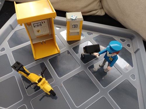 Playmobil post telefonzelle - post, /