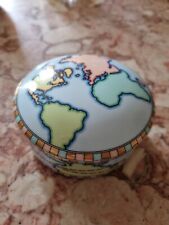 Tiffany accessory case Bomboniere Weltkarte