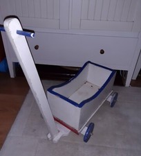 entzückender kleiner Leiterwagen, Handwagen, Bollerwagen  altes Original 