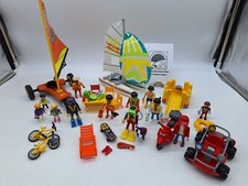 Playmobil / Abendteuer am Strand mit Fahrzeugen, Boote, Figuren und Zubehör