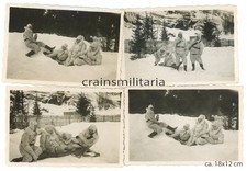 4x Orig. Foto Soldaten mit