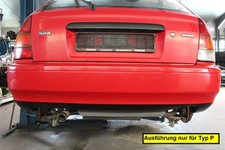 Stoßstange Hinten Mazda 323 P 1.5 BA Farbe Rot (su) Limousine