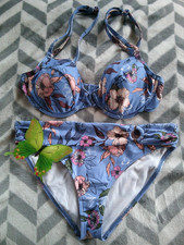 Toller LASCANA Damen - Bikini  Fb . Blumig  Gr . 36  NEU !      3