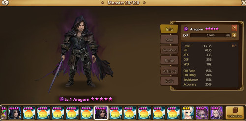 Summoners war ld5 dark - summoners,