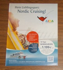 Seltene Werbung Das Clubschiff AIDA - Mein Lieblingssport: Nordic Cruising 2013