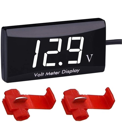 Greluma 12v voltmeter led - dc,