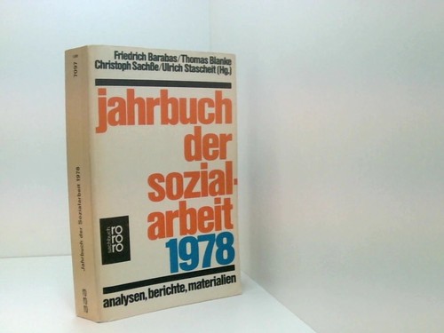 Jahrbuch der sozialarbeit 1978 - jahrbuch,