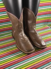 Vintage Ariat Damen Cowboy Western Cowgirl Roper Leder Reitstiefel UK 4