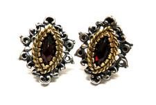 Vintage 925 Silber & 585 Gold