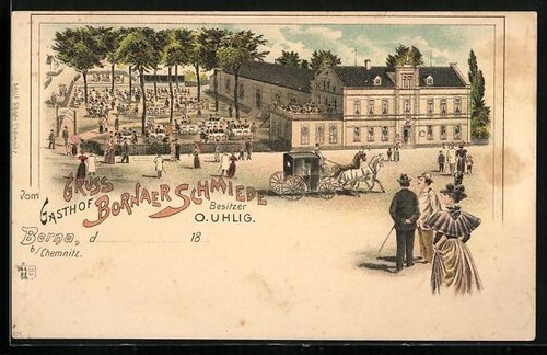 Lithographie borna chemnitz - lithographie, /chemnitz