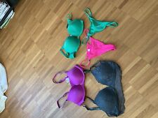 Set H&M Primark BHs Bras unterhose Tanga XS S 34 32 B C