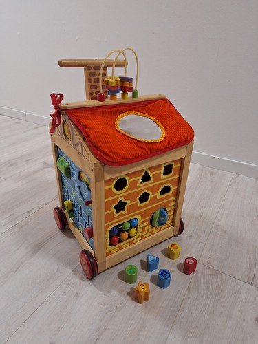 Lauflernwagen aus holz - lauflernwagen,