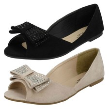 Damen Spot On Peep Toe