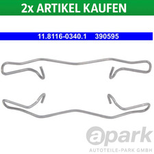 2x ATE Feder Bremssattel für