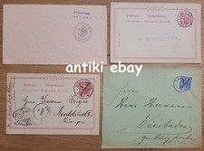 # Deutsch-Ostafrika - 4 DOA Postkarten / Briefe von 1896-1916