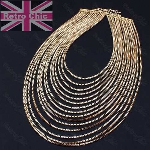Multi kette drapiert halskette - drapiert,