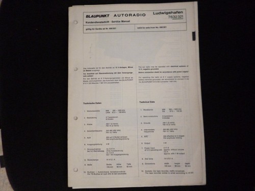 Original service manual - original,