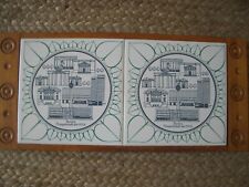 DDR Kachel -  Schneidbrett Küche - Berlin - Fliese - GDR    37 x 17cm Boizenburg