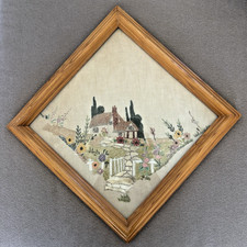 Stickbild Stickerei - vintage