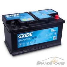 EXIDE AUTOBATTERIE 12V 75Ah