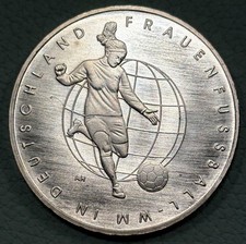 10 Euro Gedenkmünze Deutschland 2011  - Frauenfußball WM Deutschland