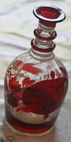 Karaffe böhmen glas flasche - böhmen,