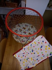 Laufstall und Wippe für Puppen, 1960er/ 1970er Jahre, tolle Sammlerstücke