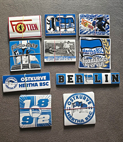 200 hertha bsc aufkleber - bsc,