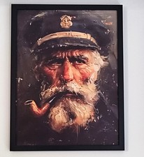 LEINWAND BILD, Alter Seemann