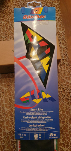 Günther stunt kite - günther,