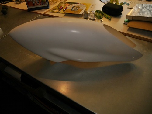 Heli haube groß aus - gfk,, 94g