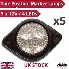 5 Stück 12 V LED Umriss runde