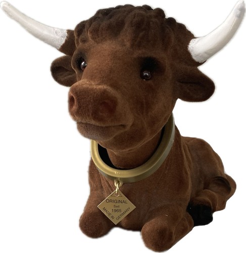 Wackeltier stier braun - stier, groß