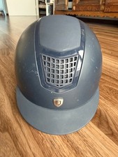 Equestro Reithelm, Kinderreithelm Casco Eclipse, blau, gebraucht, Größe S, 53-55