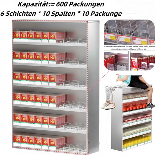 Schachtel zigarettenregal - schachtel,