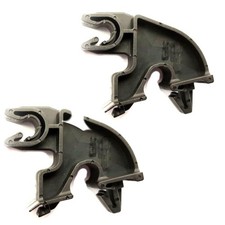 2x Halter Motorhaubenstange