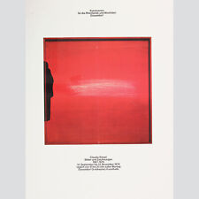 Claudia Kinast. Ausstellungsplakat Düsseldorf 1976