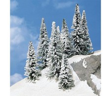 Heki 2161 8 Schneetannen 7-12 cm H0 für Modelleisenbahn & Dioramen