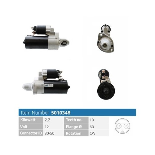 Kawin motor anlasser em1392q - anlasser,