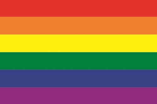 Aufkleber flagge regenbogen - flagge,