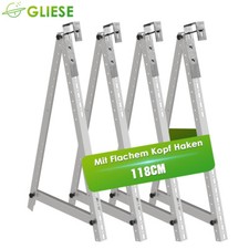 4X PV Halterung mit Haken