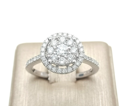 Ring aus weißgold - ring,