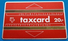 Telefonkarte - Phonecard-  Schweiz - taxcard 20,- - P2 - aus 1986